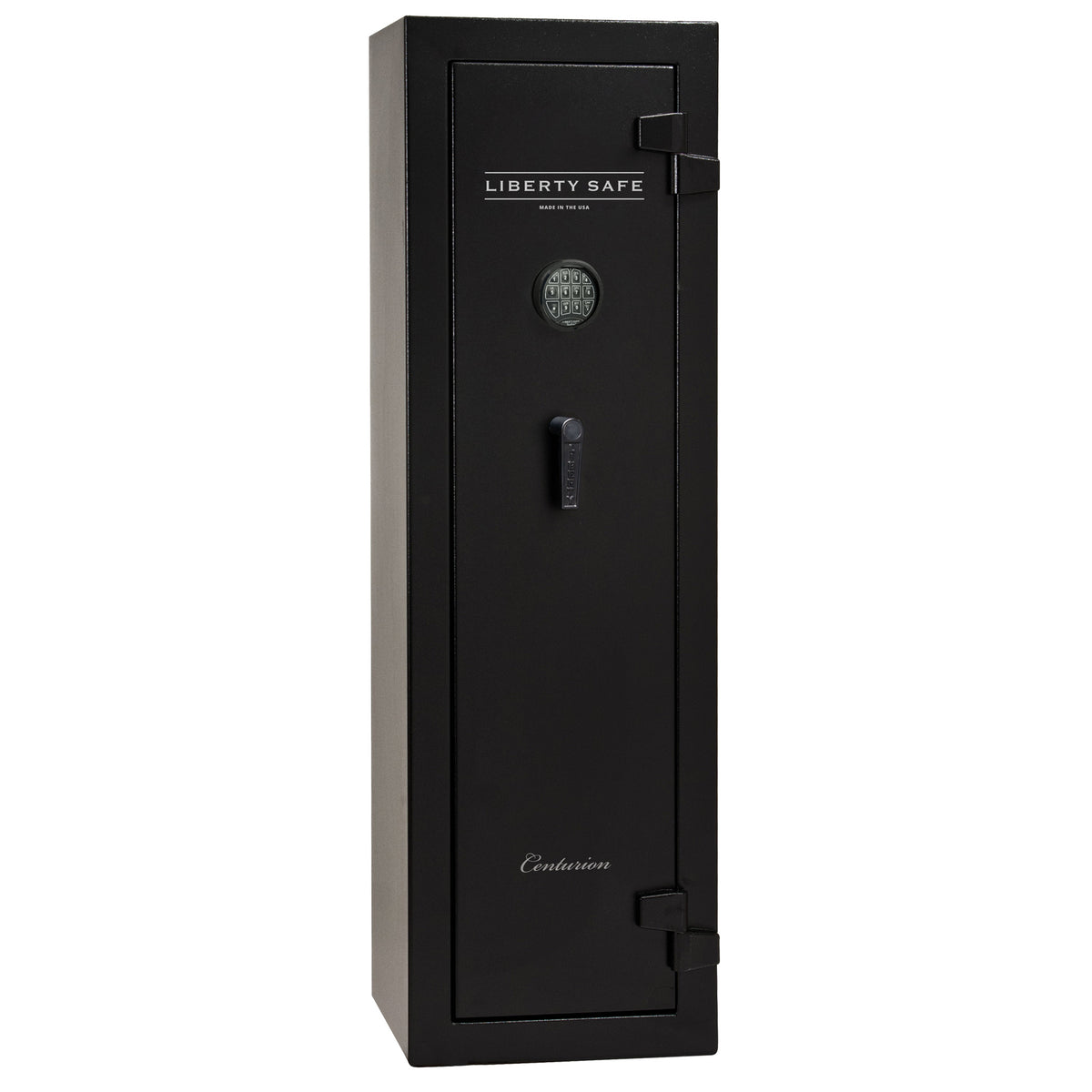 Centurion 12 | Level 1 Security | 30 Minute Fire Protection | Dimensions: 59.5" x 18.25" x 16" | Textured Black | Elock - No Door Panel Promotion - Closed Door